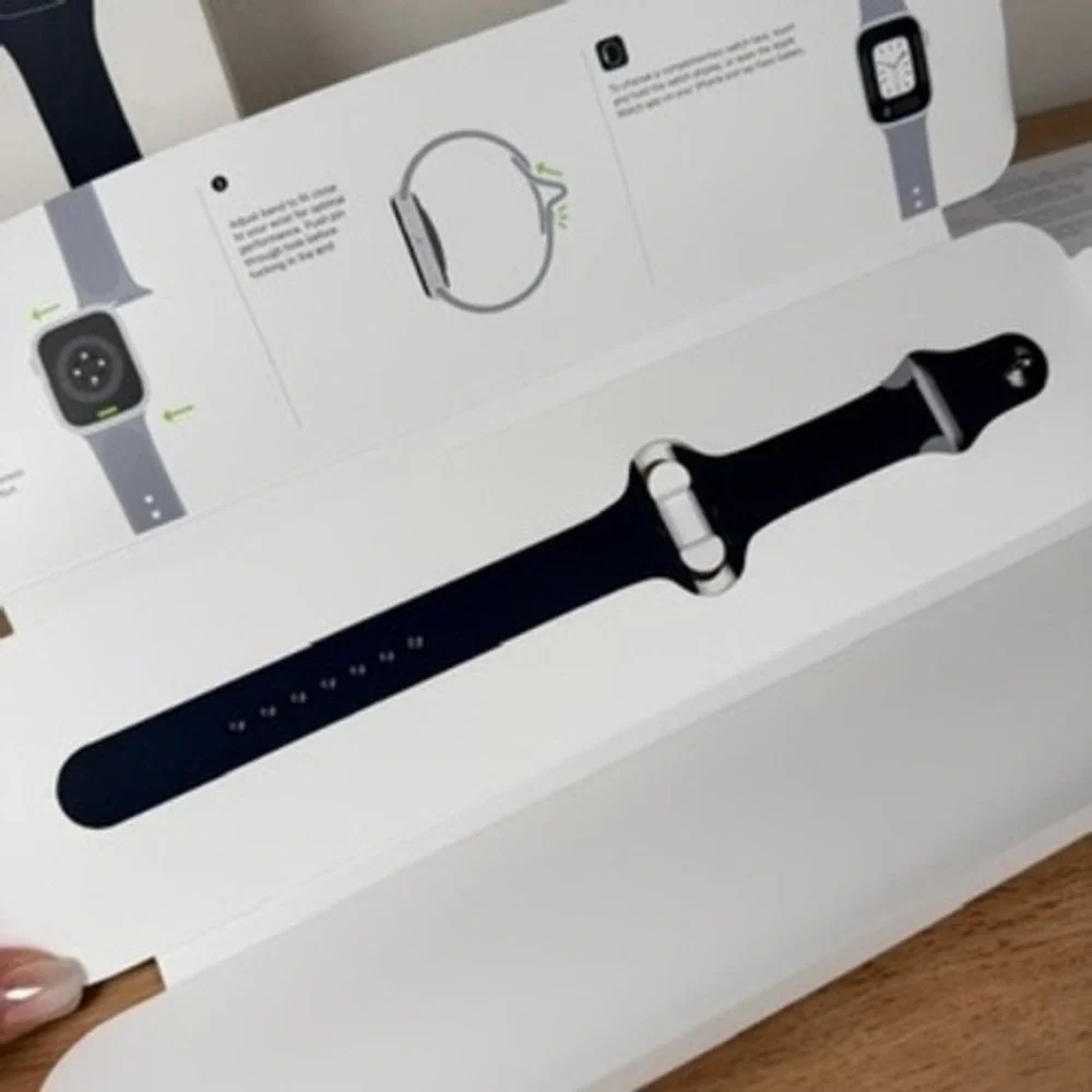 Apple‎ Watch 45MM Midnight Sport Band M/L NEW Open Box Unisex Replacement Gift